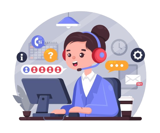 CRM dashboard illustration